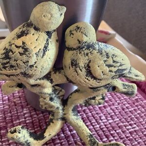 Cast iron double bird hook..